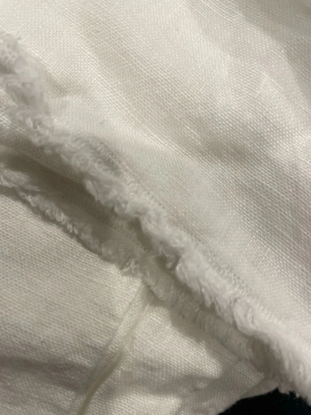 Pom Pom at Home White Blair Duvet Cover and Shams- Linen